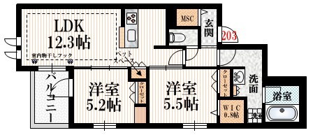 東京都世田谷区南烏山４ 千歳烏山駅 2LDK マンション 賃貸物件詳細