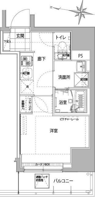 神奈川県横浜市南区永楽町２ 伊勢佐木長者町駅 1K マンション 賃貸物件詳細