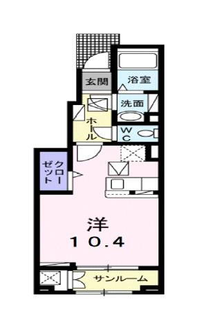 愛媛県東温市樋口 横河原駅 ワンルーム アパート 賃貸物件詳細