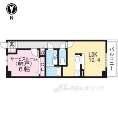 滋賀県長浜市八幡東町 長浜駅 1LDK マンション 賃貸物件詳細