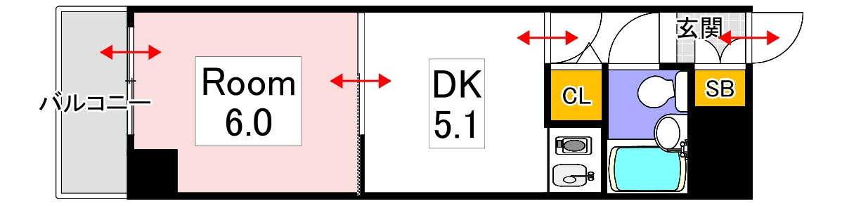 ライオンズマンション中山下 2階 1DK 賃貸物件詳細