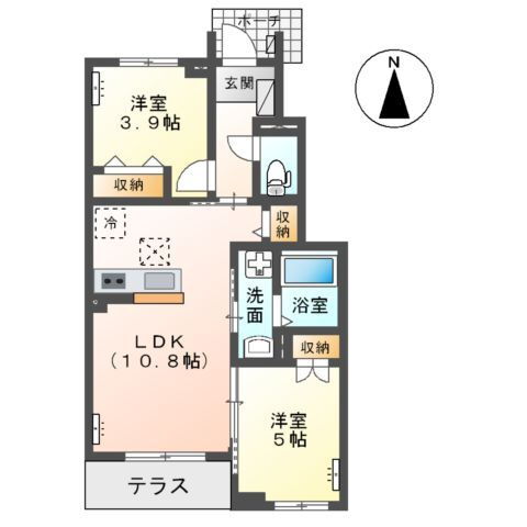 千葉県千葉市緑区大膳野町 鎌取駅 2LDK アパート 賃貸物件詳細