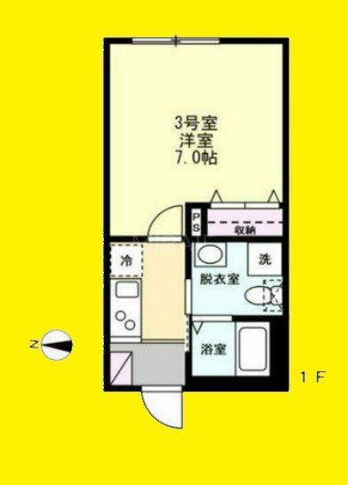 神奈川県大和市中央７ 大和駅 1K アパート 賃貸物件詳細