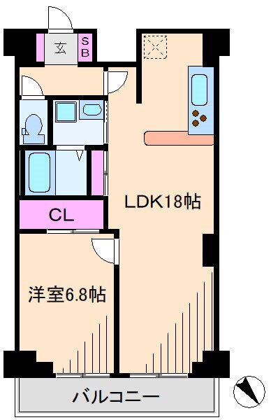 神奈川県横浜市港北区大豆戸町 大倉山駅 1LDK マンション 賃貸物件詳細