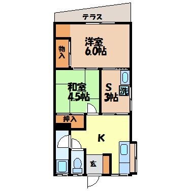 ＮＴステージ７ 1階 2SK 賃貸物件詳細