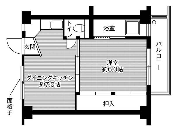 三重県四日市市坂部が丘５ 暁学園前駅 1DK マンション 賃貸物件詳細