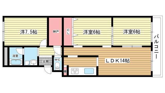 大阪府豊中市上野西４ 豊中駅 3SLDK マンション 賃貸物件詳細