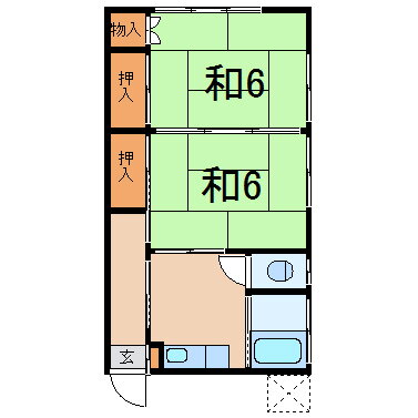 神奈川県足柄下郡湯河原町土肥６ 湯河原駅 2K アパート 賃貸物件詳細