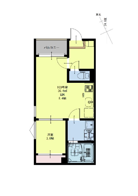 宮城県仙台市宮城野区銀杏町 陸前原ノ町駅 1LDK アパート 賃貸物件詳細