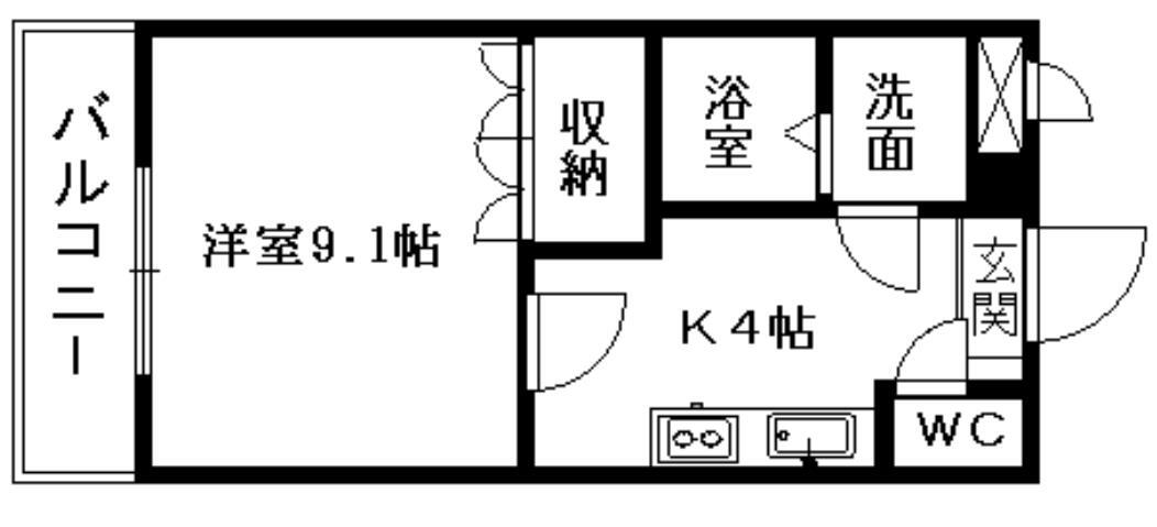 熊本県熊本市北区龍田１ 竜田口駅 1K アパート 賃貸物件詳細