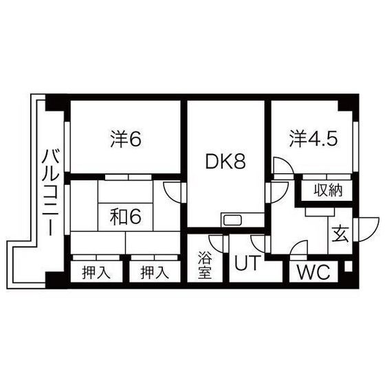 兵庫県加古川市平岡町一色東２ 東加古川駅 3DK マンション 賃貸物件詳細