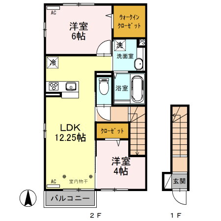 群馬県前橋市元総社町 新前橋駅 2LDK アパート 賃貸物件詳細