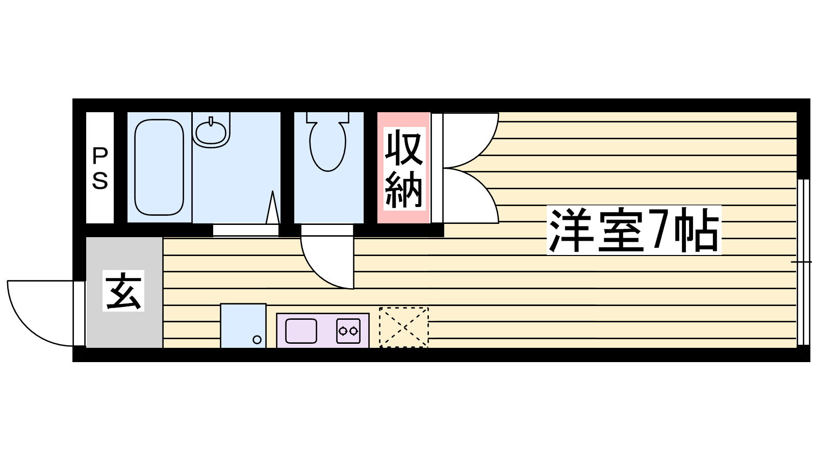 兵庫県姫路市網干区新在家 山陽網干駅 1K アパート 賃貸物件詳細
