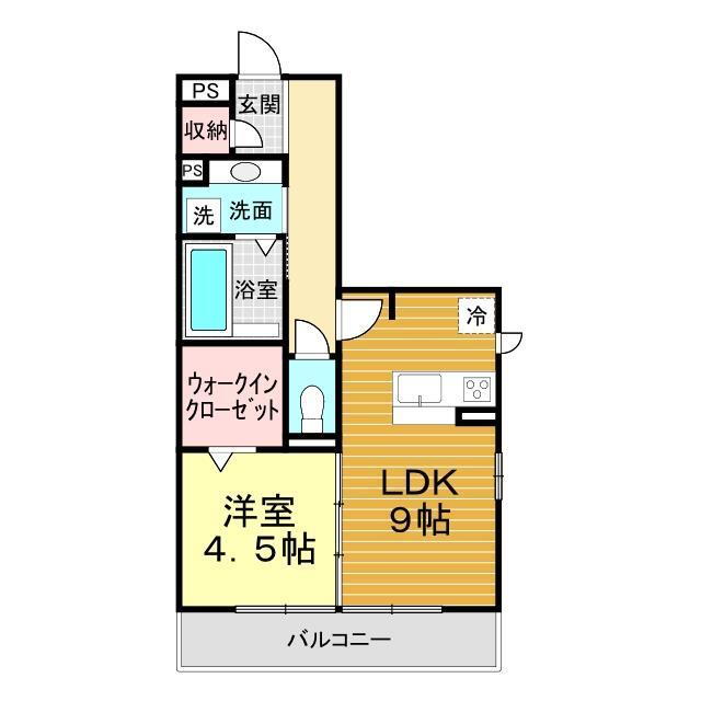 山口県下関市ゆめタウン 長府駅 1LDK アパート 賃貸物件詳細