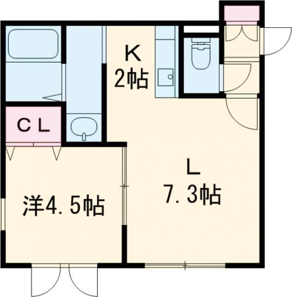 北海道恵庭市相生町４ 恵庭駅 1LDK アパート 賃貸物件詳細