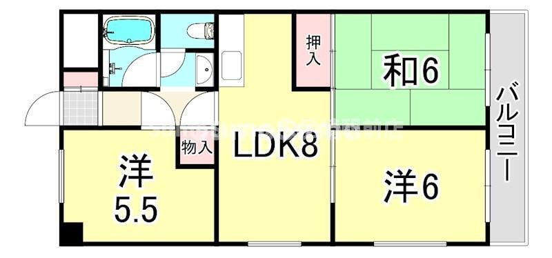 兵庫県尼崎市東園田町５ 園田駅 3LDK アパート 賃貸物件詳細