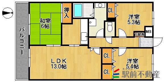 福岡県福岡市東区和白５ 和白駅 3LDK マンション 賃貸物件詳細