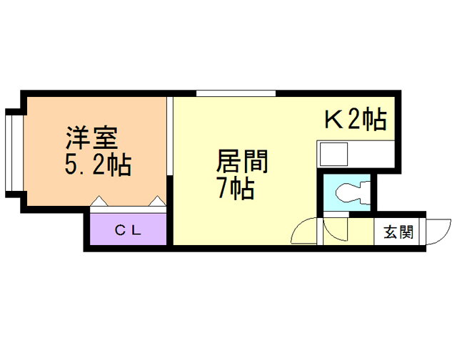 プルメリア厚別中央 1階 1LDK 賃貸物件詳細