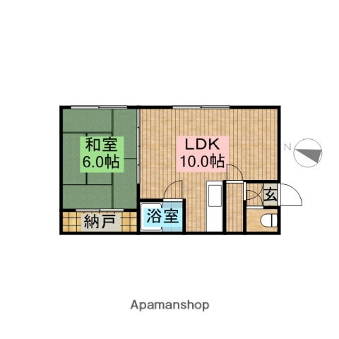 北海道札幌市西区発寒四条４ 発寒南駅 1DK アパート 賃貸物件詳細