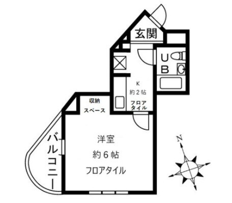 埼玉県さいたま市浦和区領家２ 北浦和駅 1K マンション 賃貸物件詳細