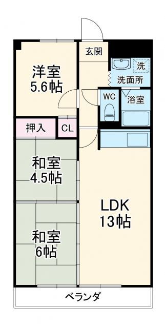 ラ・プエルタ・フェリス 3階 3LDK 賃貸物件詳細