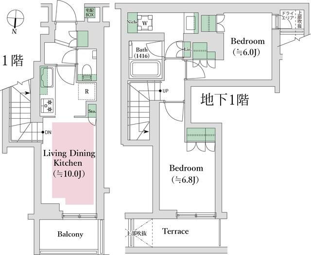 東京都目黒区五本木１ 祐天寺駅 2LDK マンション 賃貸物件詳細
