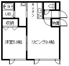 北海道旭川市神楽六条１４ 旭川駅 1LDK アパート 賃貸物件詳細