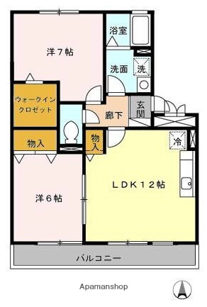 愛知県名古屋市名東区香流２ 上社駅 2LDK アパート 賃貸物件詳細