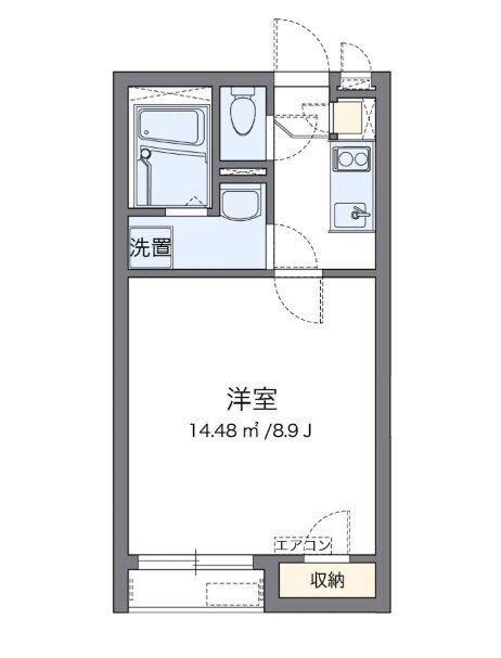 神奈川県相模原市南区新戸 相武台下駅 1K アパート 賃貸物件詳細