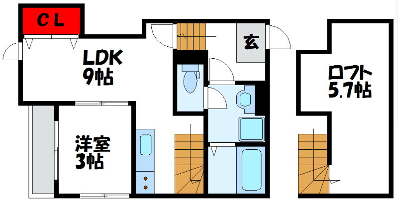 福岡県福津市中央１ 福間駅 1LDK アパート 賃貸物件詳細