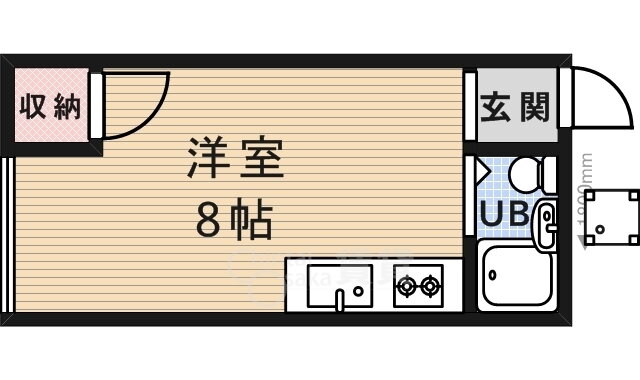 大阪府池田市旭丘１ 桜井駅 ワンルーム アパート 賃貸物件詳細