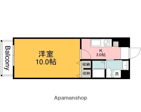 広島県広島市南区金屋町 稲荷町駅 1K マンション 賃貸物件詳細