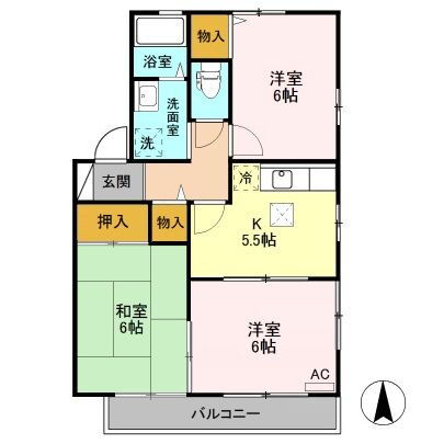 ロイヤルビュー太田Ｃ 1階 3K 賃貸物件詳細