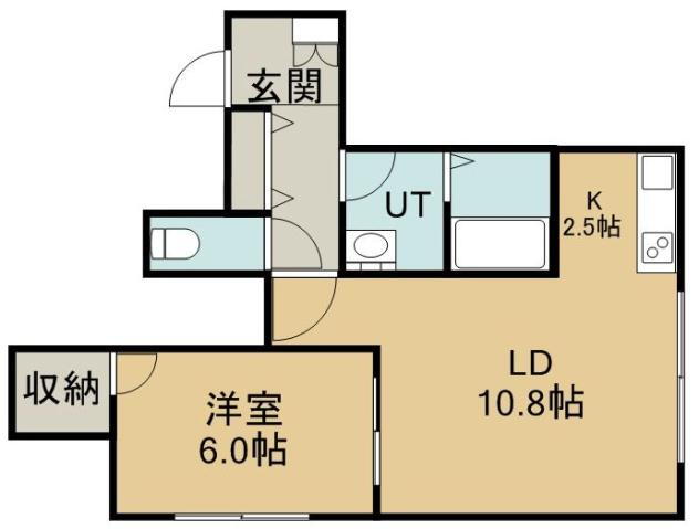 北海道札幌市手稲区稲穂二条８ 星置駅 1LDK アパート 賃貸物件詳細