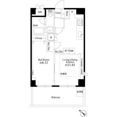 八潮ＰＡＲＫ　ＳＱＵＡＲＥ 2階 1LDK 賃貸物件詳細