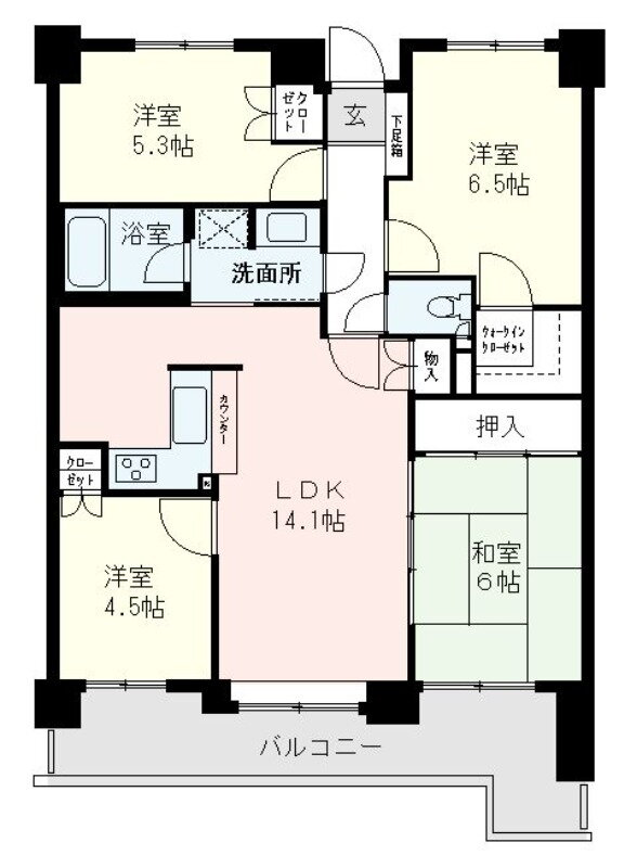 福岡県福岡市早良区原２ 藤崎駅 4LDK アパート 賃貸物件詳細