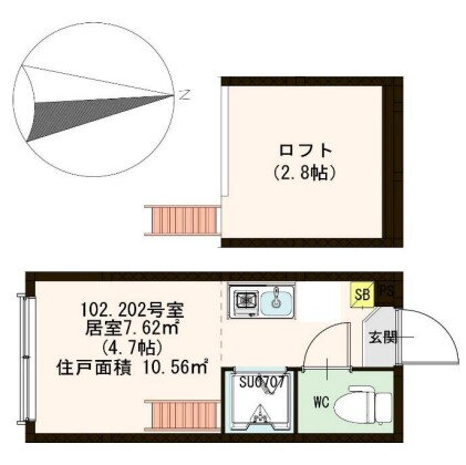東京都杉並区下高井戸３ 桜上水駅 ワンルーム アパート 賃貸物件詳細