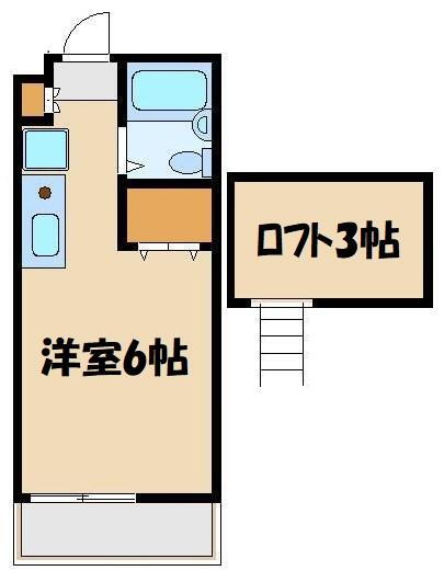 メゾンドカナ 2階 ワンルーム 賃貸物件詳細