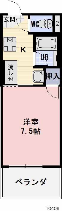 愛知県豊川市市田町中社 八幡駅 1K アパート 賃貸物件詳細