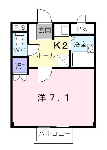 岡山県岡山市中区平井５ 岡山駅 1K アパート 賃貸物件詳細