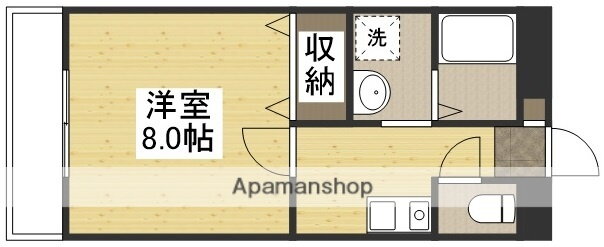 岡山県倉敷市鳥羽 中庄駅 1K マンション 賃貸物件詳細