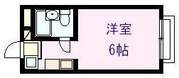 ホープ大晃 2階 ワンルーム 賃貸物件詳細