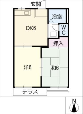 愛知県春日井市如意申町４ 勝川駅 2DK アパート 賃貸物件詳細