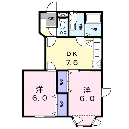 奈良県御所市大字三室 近鉄御所駅 2DK アパート 賃貸物件詳細