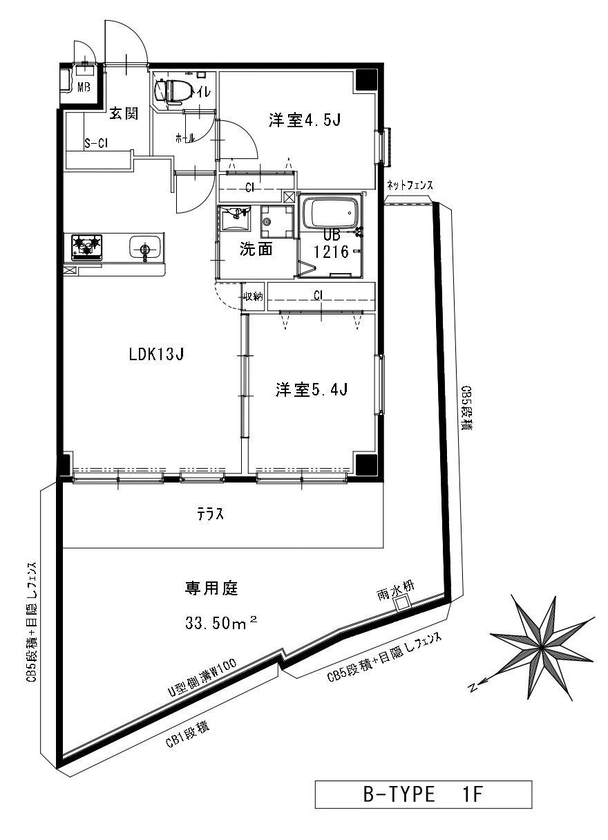 Ｆ－Ｃｒｅｓｔ　Ｈｉｇａｓｈｉａｗａｊｉ 1階 2LDK 賃貸物件詳細