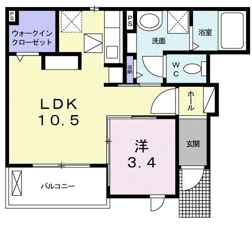 愛媛県新居浜市庄内町６ 新居浜駅 1LDK アパート 賃貸物件詳細