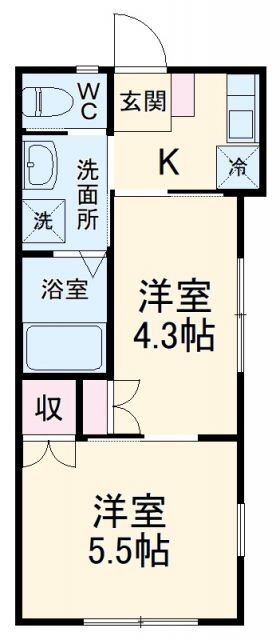 神奈川県横須賀市東逸見町２ 逸見駅 2K アパート 賃貸物件詳細