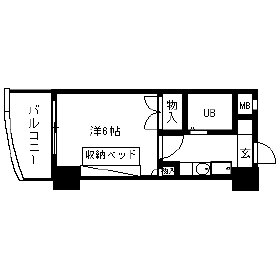 岩井橋ロイヤルハイツ 8階 1K 賃貸物件詳細