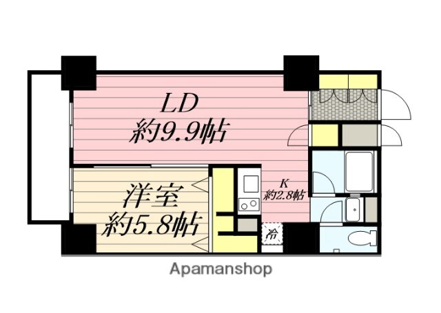 東京都世田谷区駒沢２ 駒沢大学駅 1LDK マンション 賃貸物件詳細