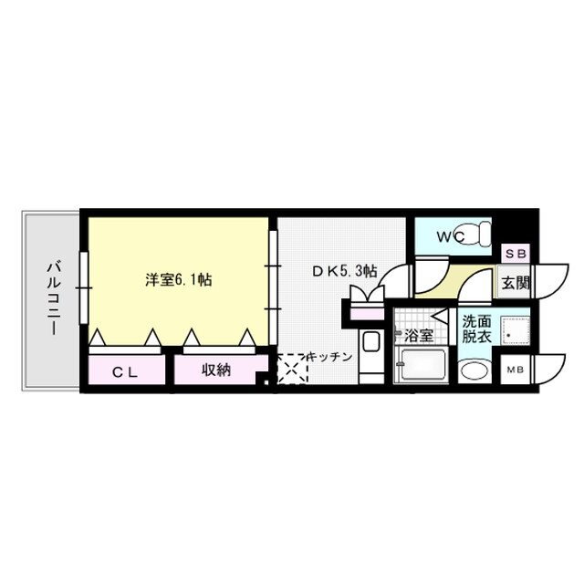 福岡県大野城市仲畑４ 桜並木駅 1DK マンション 賃貸物件詳細